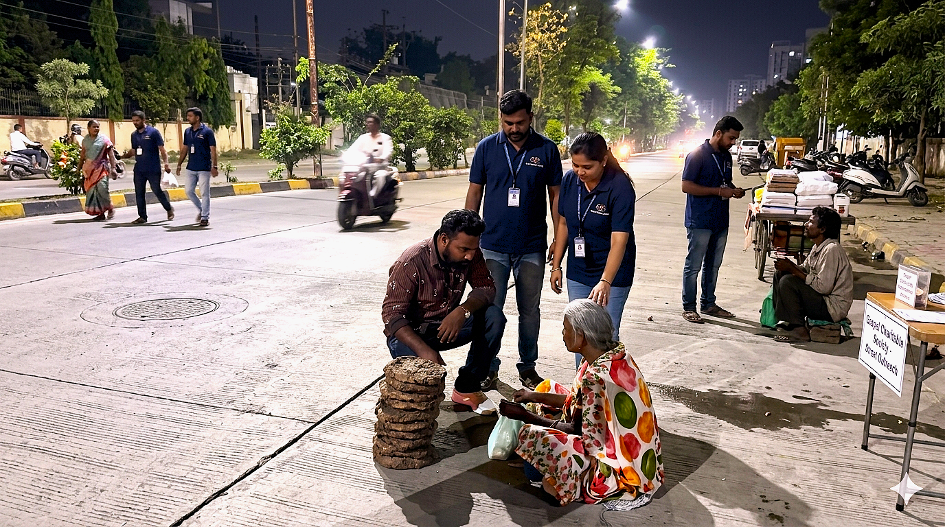 Helping On Street